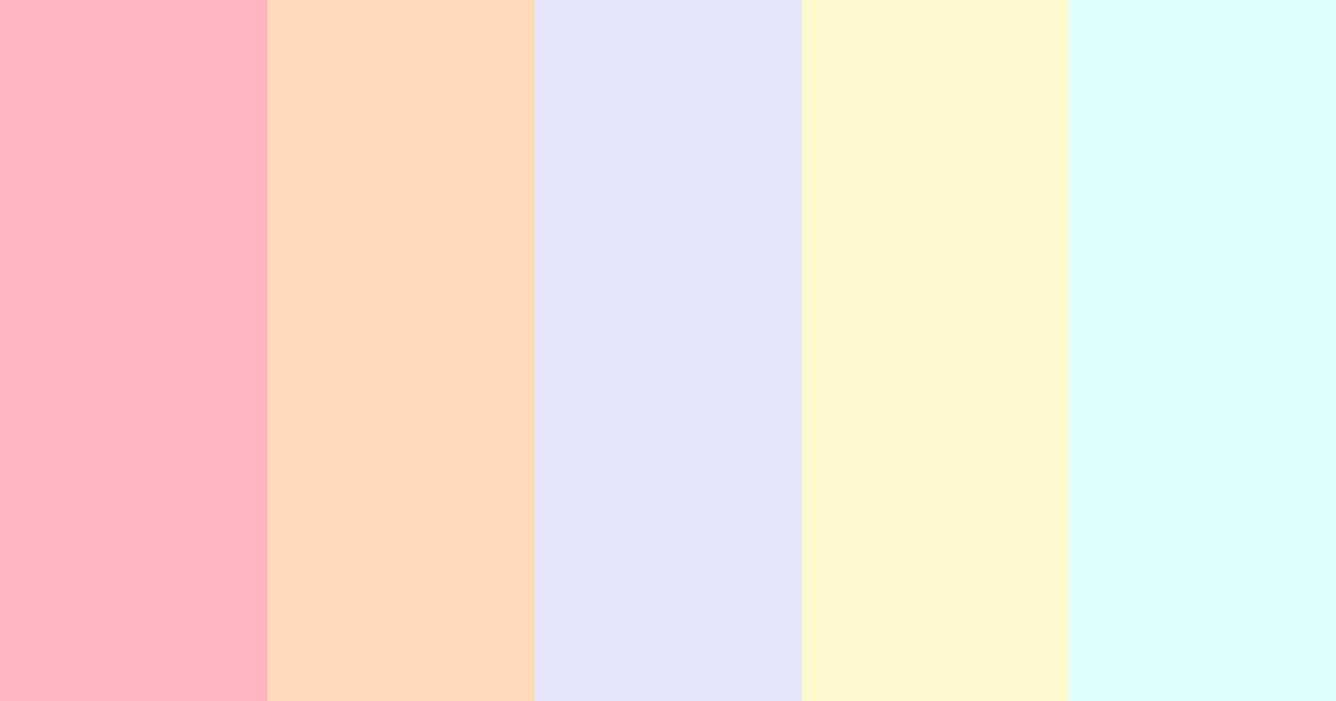 Pastel Color Palettes